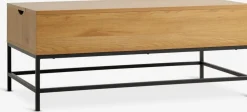 AABENRAAMesa de centro AABENRAA L110 tablero elevable color roble