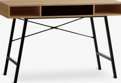 ABBETVEDEscritorio ABBETVED 48x120 color roble natural/negro