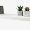 ABILDEstante flotante ABILD 120x24 blanco