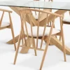AGERBY + LYKSBORGMesa AGERBY L190 roble natural + 4 sillas LYKSBORG roble