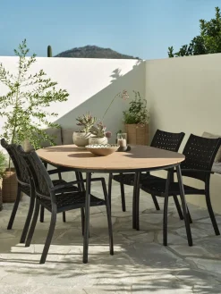AKTIVENMesa de jardín AKTIVEN Ø118xL118/168 natural