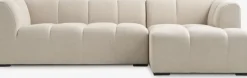ALLESESofá ALLESE chaise longue derecha tela beis