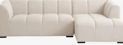 ALLESESofá ALLESE chaise longue derecha tela beis