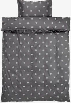 ANEPLUSJuego funda nórdica satén ANE 155x220 gris