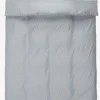 ASLIBASICJuego funda nórdica microfibra ASLI 155x220 azul empolvado