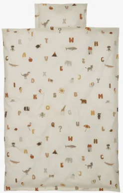 ASTAPLUSJuego funda nórdica para cuna ASTA 100x140 blanco