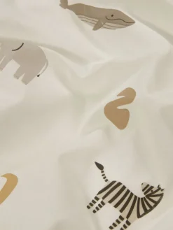 ASTAPLUSJuego funda nórdica para cuna ASTA 100x140 blanco