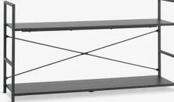 ASTRUPMueble TV ASTRUP 1 estante negro
