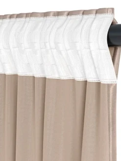 AUSTRACortina AUSTRA 1x140x300 terciopelo topo