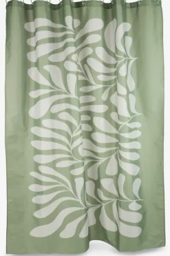 BAGGETORPPLUSCortina de ducha BAGGETORP 180x200 verde oliva