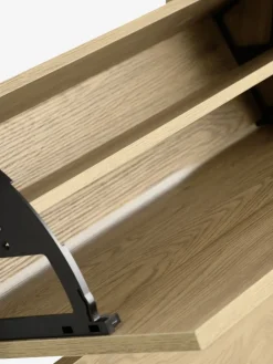 BAKHUSEZapatero BAKHUSE 3 compartimentos color roble cálido