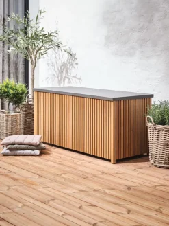 BEDERBaúl para guardar cojines BEDER A133xA61xP54 madera dura