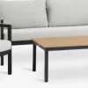 BEJSTRUPConjunto muebles jardín BEJSTRUP 4 plazas gris