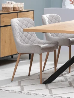 BELLINGESilla de comedor BELLINGE tela arena/color roble