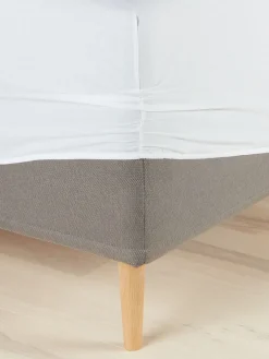 BENTEBASICSábana bajera ajustable BENTE 90x200x30 blanco