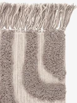 BERGASTERAlfombra BERGASTER 65x200 gris cálido/beis