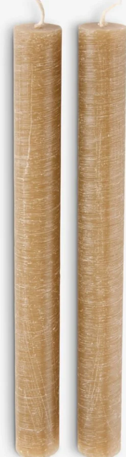 BERTELVela para candelabro BERTEL A22cm almendra 2 unidades