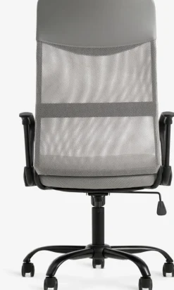 BILLUMSilla de oficina BILLUM malla gris/negro