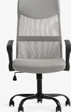 BILLUMSilla de oficina BILLUM malla gris/negro