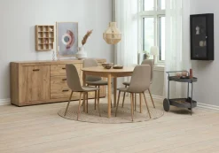 BISTRUPSilla de comedor BISTRUP arena/roble natural