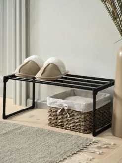 BORNHOLMZapatero BORNHOLM 1 estante apilable negro