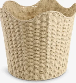 BREKKECesta BREKKE Ø41xA35cm blanco roto