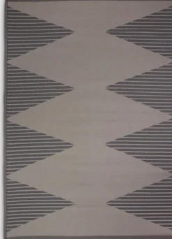 BROKKURTAlfombra BROKKURT 160x230 arena oscuro/gris