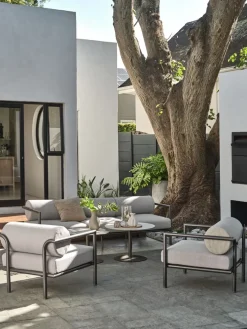 BRUMUNDDALConjunto muebles jardín BRUMUNDDAL 5 plazas marrón