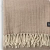 BRUNIAManta de lana BRUNIA 130x170 beis
