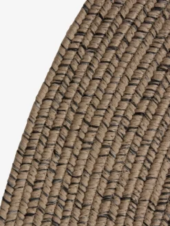 BUESTARRAlfombra BUESTARR Ø120 natural/gris