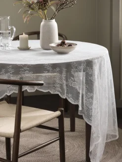 CIKORIAMantel CIKORIA 140x240 blanco