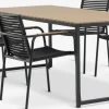 DAGSVAD + NABEMesa FAUSING L190 + 4 sillas NABE negro
