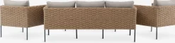 DAMFENNERConjunto muebles jardín DAMFENNER 5 plazas natural