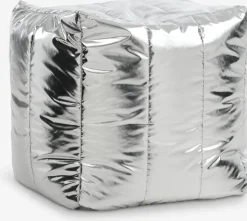 DAVINDEPuf DAVINDE 40x45 plateado