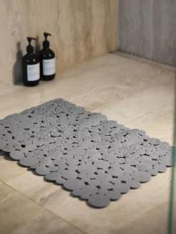 DELARYBASICAlfombrilla para bañera DELARY 45x65 gris