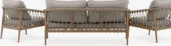 DRUMMEHOLMConjunto muebles jardín DRUMMEHOLM 5 plazas natural