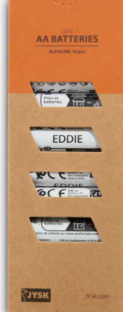 EDDIEPilas EDDIE AA 10 unidades