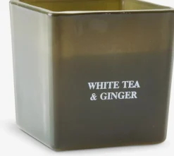 EGONVela aromática EGON A8xL8xA8cm cristal verde oliva