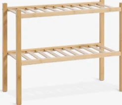 EGTVEDZapatero EGTVED 2 estantes apilable bambú