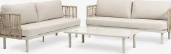 EJLBYConjunto muebles jardín EJLBY 5 plazas beis