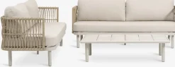EJLBYConjunto muebles jardín EJLBY 5 plazas beis
