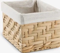 EJNOCesta EJNO A16xL22xA14cm con tela natural