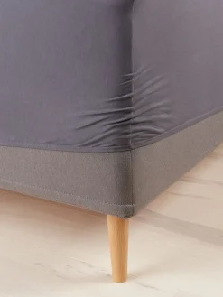 ELSEGOLDSábana bajera ajustable jersey ELSE 90x200x30 antracita