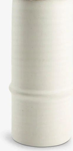 EMANUELJarrón EMANUEL Ø12xA25cm blanco