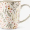 EMILTaza EMIL Ø8xA10cm 35cl con flores