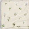 ENGSOLEIManta de forro polar ENGSOLEI 130x170 blanco/verde
