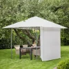 FAABORGPanel lateral cenador FAABORG A2,3xA2m blanco
