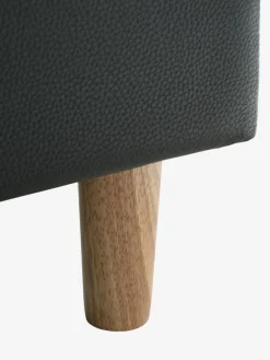 FALSLEVSofá FALSLEV chaise longue polipiel negro