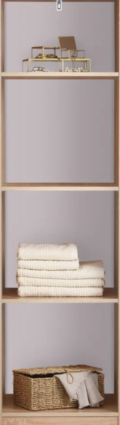 FANDRUPArmario FANDRUP 50x176 1 puerta color roble claro