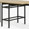 FOLDINGBROMesa de comedor FOLDINGBRO 75x38/84/130 color roble cálido